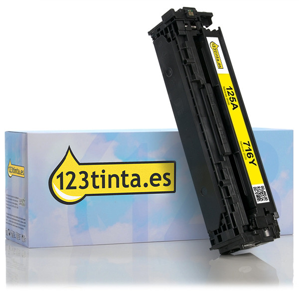 Marca 123tinta - HP 125A (CB542A) toner amarillo CB542AC 039809 - 1