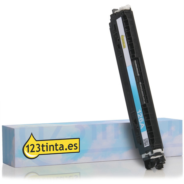 Marca 123tinta - HP 126A (CE311A) toner cian CE311AC 054003 - 1