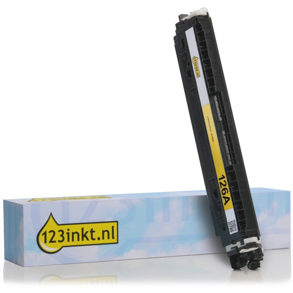 Marca 123tinta - HP 126A (CE312A) toner amarillo CE312AC 054005 - 1