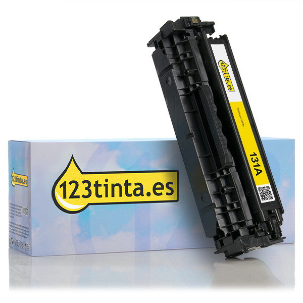 Marca 123tinta - HP 131A (CF212A) toner amarillo CF212AC 054159 - 1