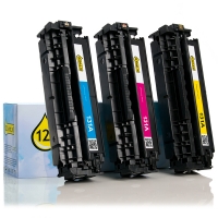 Marca 123tinta - HP 131A (U0SL1AM) multipack cian/magenta/amarillo U0SL1AMC 054811