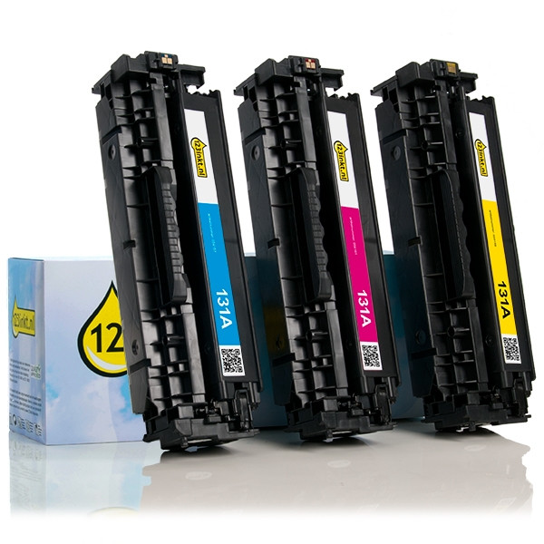 Marca 123tinta - HP 131A (U0SL1AM) toners | Pack 3 colores 054811 - 1