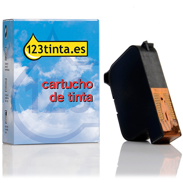 Marca 123tinta - HP 15 (C6615DE) cartucho de tinta negro C6615DEC 030331 - 1