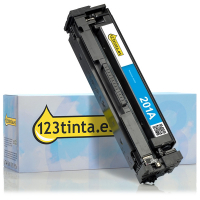 Marca 123tinta - HP 201A (CF401A) toner cian