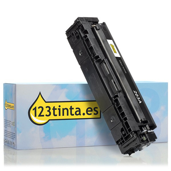 Marca 123tinta - HP 203A (CF540A) toner negro CF540AC 055209 - 1