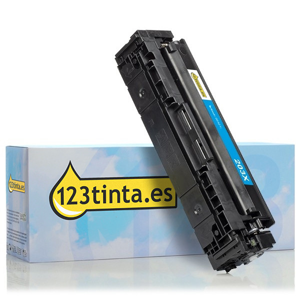 Marca 123tinta - HP 203X (CF541X) toner cian XL CF541XC 055215 - 1