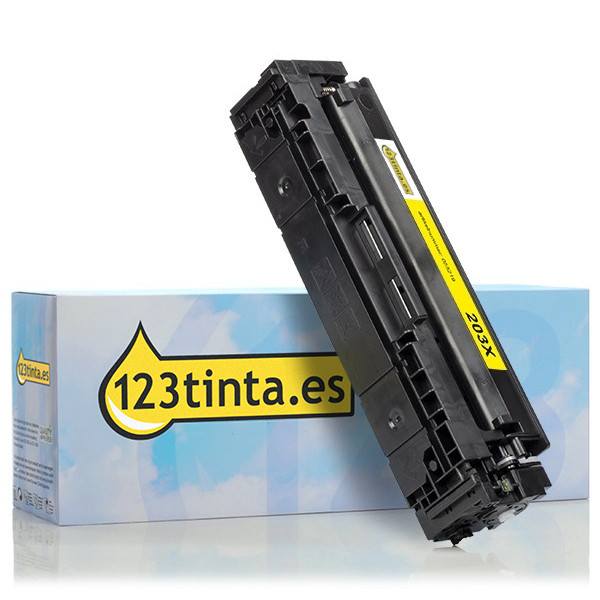 Marca 123tinta - HP 203X (CF542X) toner amarillo XL CF542XC 055219 - 1