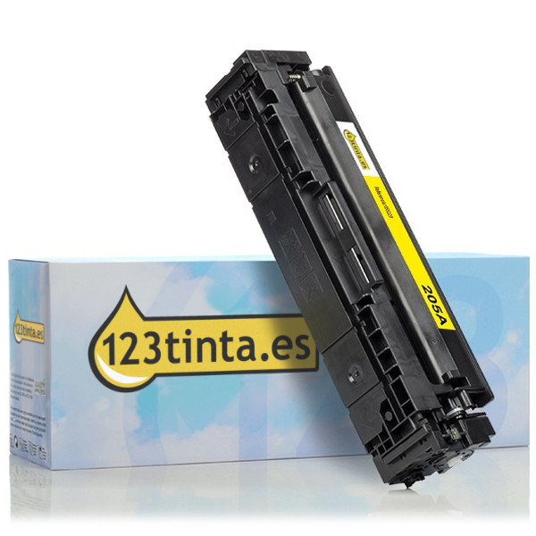 Marca 123tinta - HP 205A (CF532A) toner amarillo CF532AC 055229 - 1