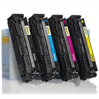 Marca 123tinta - HP 205A Pack ahorro CF530A, CF531A, CF532A, CF533A negro + 3 colores  130552