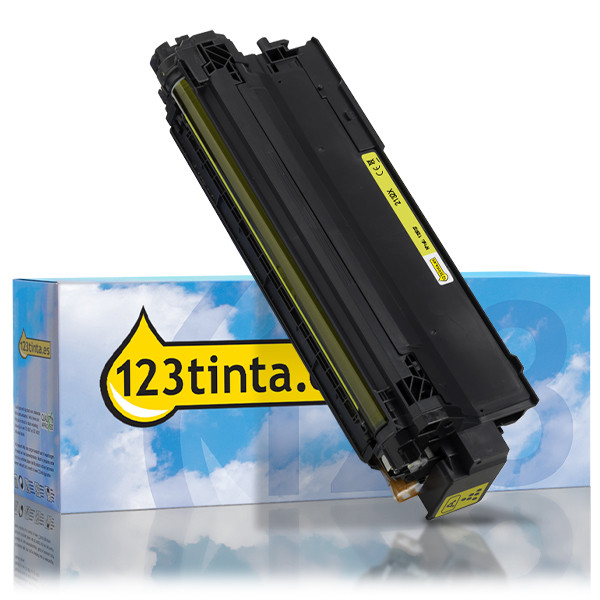 Marca 123tinta - HP 213X (W2132X) toner amarillo XL W2132XC 133041 - 1