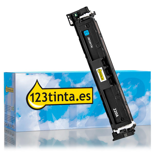 Marca 123tinta - HP 220A (W2201A) toner cian W2201AC 133015 - 1