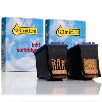 Marca 123tinta - HP 22 cartucho de tinta color | Pack 2 uds 160028