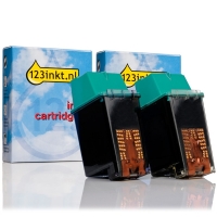 Marca 123tinta - HP 26 cartucho de tinta negro | Pack 2 uds 030022