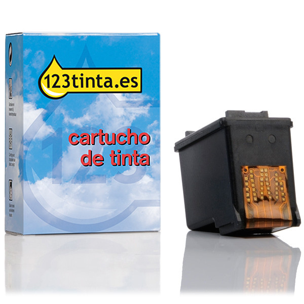 Marca 123tinta - HP 27 (C8727AE) cartucho de tinta negro C8727AEC 031281 - 1