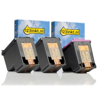 Marca 123tinta - HP 302 cartuchos de tinta | Pack 2 negros + color 160694