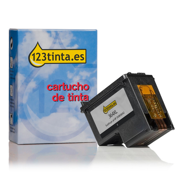 Marca 123tinta - HP 304XL (N9K08AE) cartucho de tinta negro XL N9K08AEC 093173 - 1