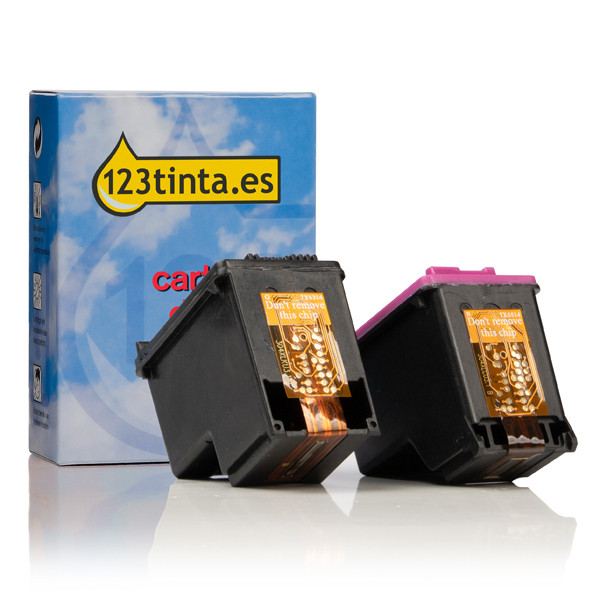 Marca 123tinta - HP 304 cartuchos de tinta | Pack negro + color 160238 - 1