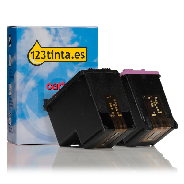 Marca 123tinta - HP 305 cartuchos de tinta | Pack negro + color 160232 - 1