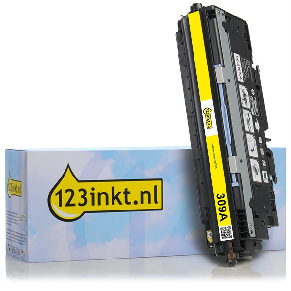 Marca 123tinta - HP 309A (Q2672A) toner amarillo Q2672AC 039335 - 1