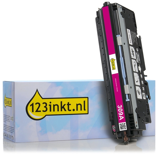 Marca 123tinta - HP 309A (Q2673A) toner magenta Q2673AC 039345 - 1