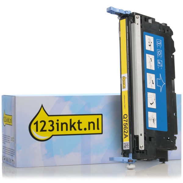 Marca 123tinta - HP 314A (Q7562A) toner amarillo Q7562AC 039571 - 1