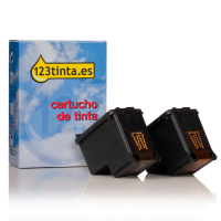 Marca 123tinta - HP 338 (CB331EE) cartucho de tinta negro | Pack 2 uds 132191