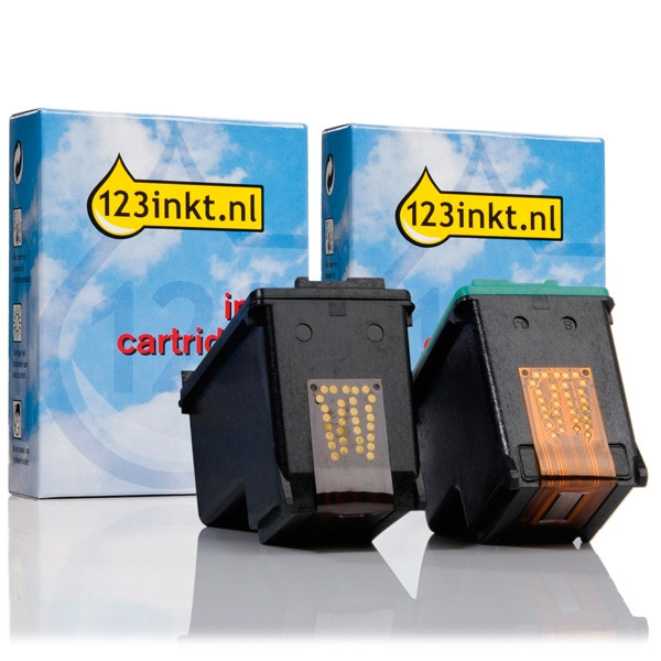 Marca 123tinta - HP 339 + HP 344XL cartuchos de tinta | Pack negro + color 160056 - 1