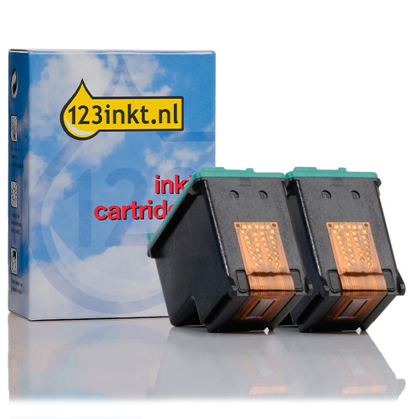 Marca 123tinta - HP 343 (CB332EE) cartucho de color | Pack 2 uds 160191 - 1