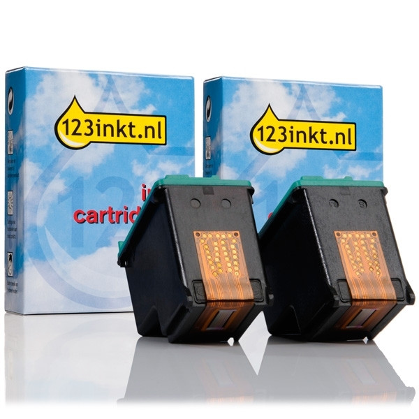 Marca 123tinta - HP 344 cartucho de tinta color XL | Pack 2 uds 160052 - 1