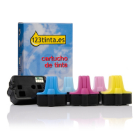Marca 123tinta - HP 363 negro + cartuchos de tinta | Pack negro + 5 colores 031807