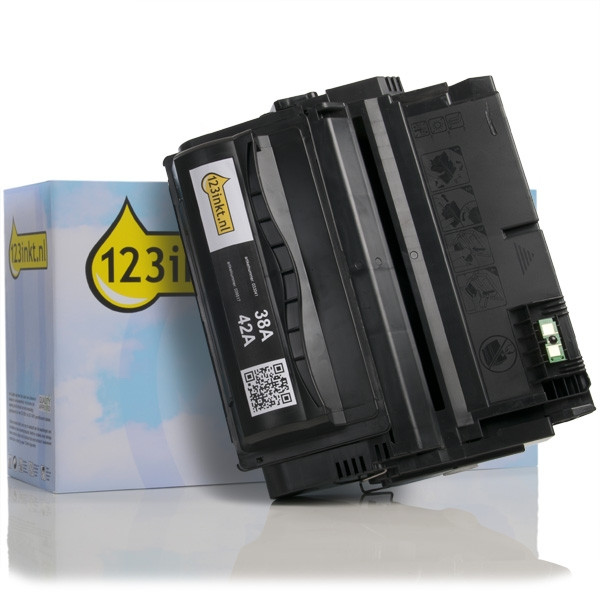 Marca 123tinta - HP 38A (Q1338A) toner negro Q1338AC 033041 - 1