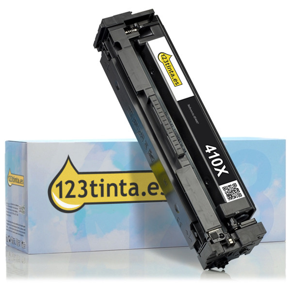 Marca 123tinta - HP 410X (CF410X) toner negro XL CF410XC 054887 - 1