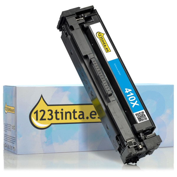 Marca 123tinta - HP 410X (CF411X) toner cian XL CF411XC 054891 - 1