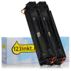 Marca 123tinta - HP 44A (CF244A) toner negro | Pack 2 uds