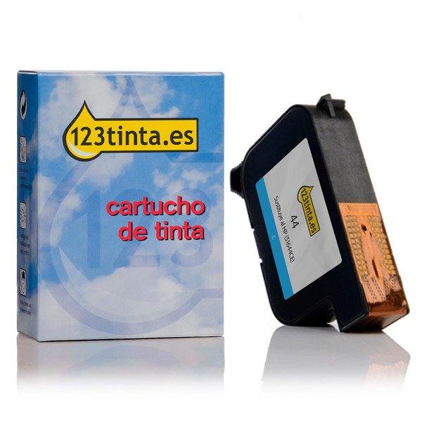 Marca 123tinta - HP 44 (51644CE) cartucho de tinta cian 51644CEC 030105 - 1