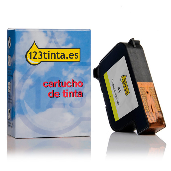 Marca 123tinta - HP 44 (51644YE) cartucho de tinta amarillo 51644YEC 030125 - 1