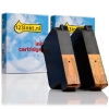 Marca 123tinta - HP 45 cartucho de tinta negro | Pack 2 uds 030132 - 1