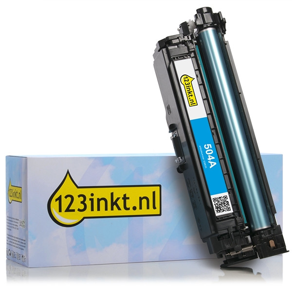 Marca 123tinta - HP 504A (CE251A) toner cian CE251AC 039835 - 1