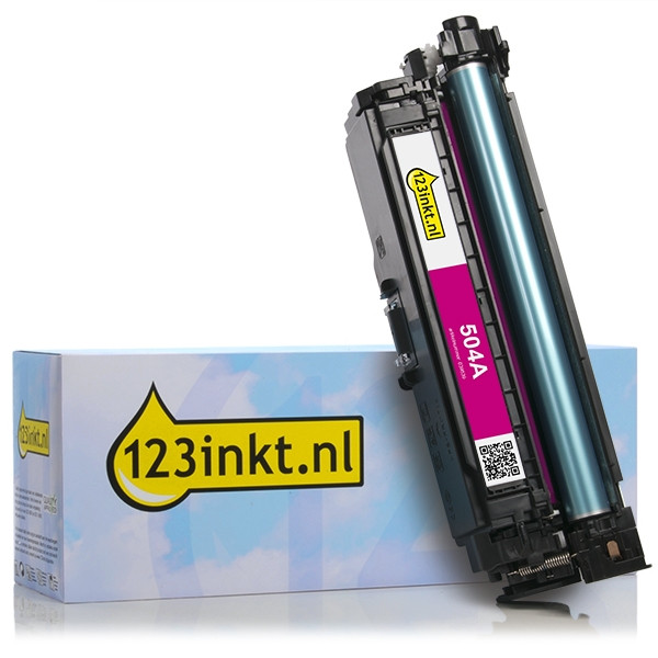 Marca 123tinta - HP 504A (CE253A) toner magenta CE253AC 039839 - 1