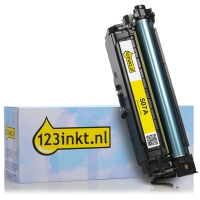 Marca 123tinta - HP 507A (CE402A) toner amarillo CE402AC 054045