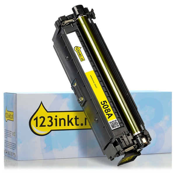 Marca 123tinta - HP 508A (CF362A) toner amarillo CF362AC 054847 - 1