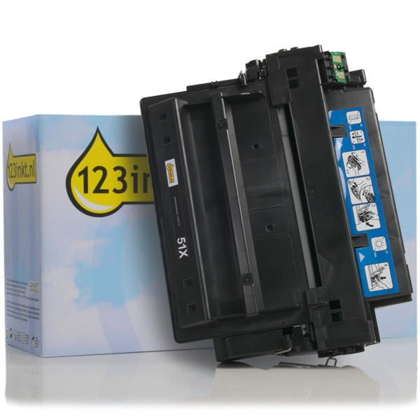 Marca 123tinta - HP 51X (Q7551X) toner negro XL Q7551XC 039728 - 1