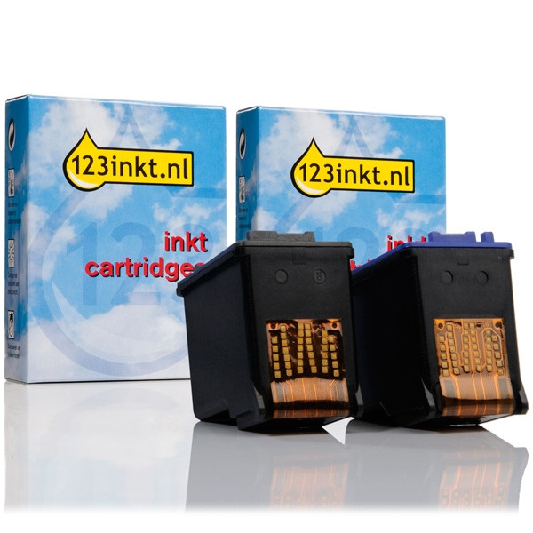 Marca 123tinta - HP 56 + HP 57 cartuchos de tinta | Pack negro + color 160040 - 1
