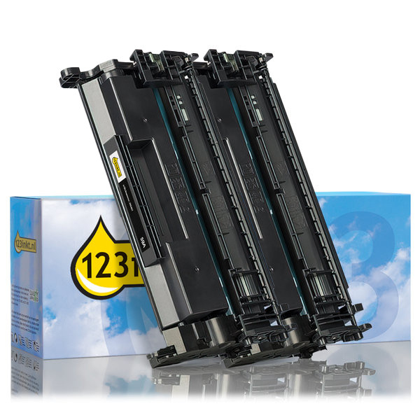 Marca 123tinta - HP 59A (CF259A) toner negro | Pack 2 uds 160712 - 1