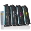 Marca 123tinta - HP 650A toners | Pack negro + 3 colores 130042 - 1