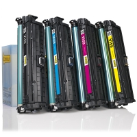 Marca 123tinta - HP 651A toners | Pack negro + 3 colores 130048