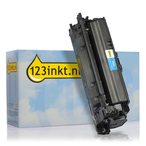 Marca 123tinta - HP 653A (CF321A) toner cian CF321AC 054777 - 1