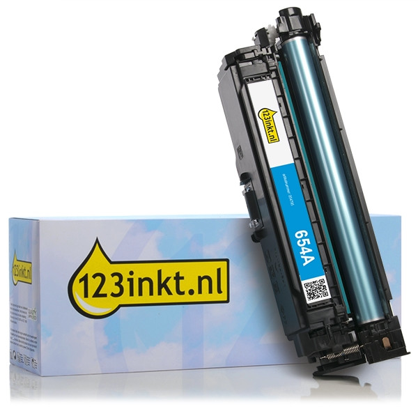 Marca 123tinta - HP 654A (CF331A) toner cian CF331AC 054795 - 1