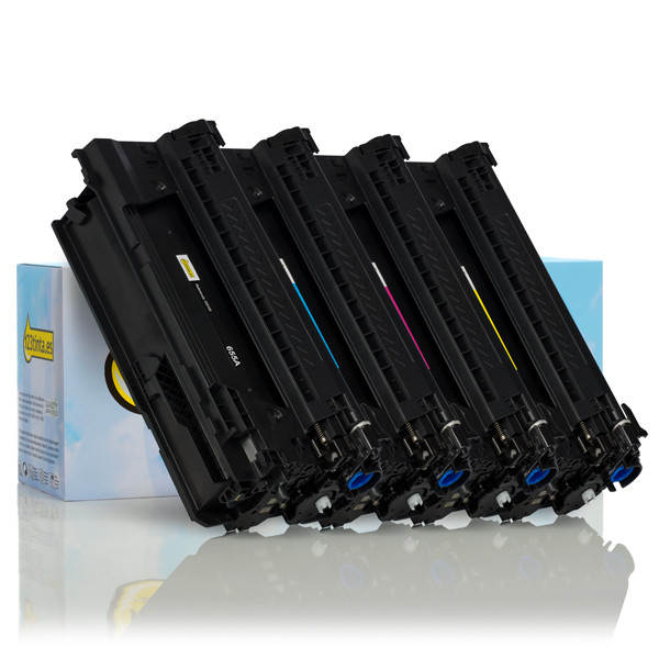 Marca 123tinta - HP 655A Pack ahorro negro + 3 colores  130553 - 1