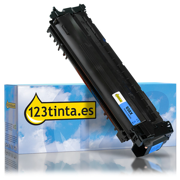 Marca 123tinta - HP 658X (W2001X) toner cian alta capacidad 055409 - 1